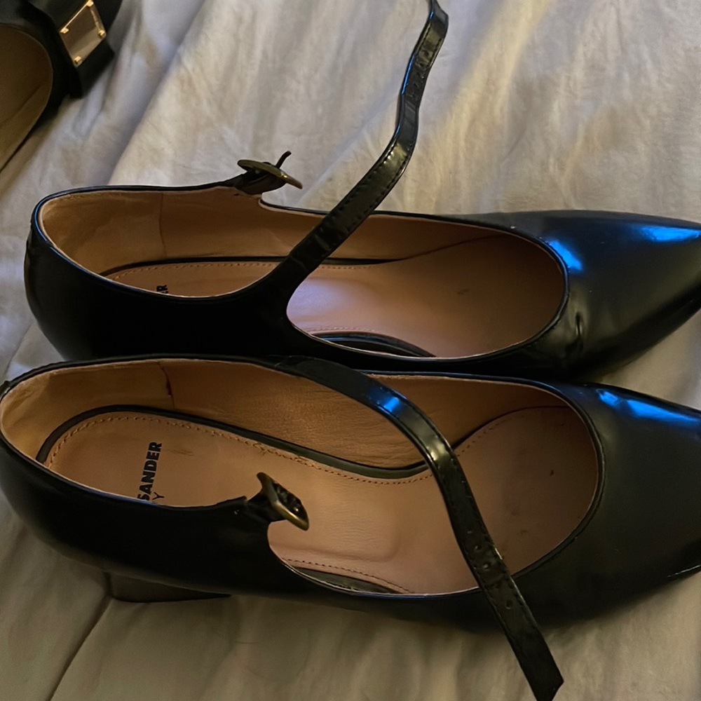 Jil Sanders Navy Nary Jane’s 71/2